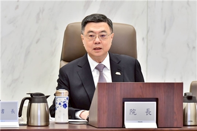 行政院院長卓榮泰7日出席院會。(圖：行政院提供)