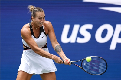 莎芭蓮卡（Aryna Sabalenka）美網第一輪過關。