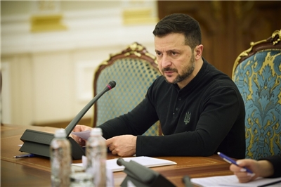 烏克蘭總統澤倫斯基(Volodymyr Zelenskiy)。 (圖:烏克蘭總統府)
