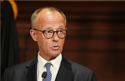 德國總理梅爾茨（Friedrich Merz）18日表示，烏克蘭在談判中不應被迫割讓頓巴斯（Donbass）地區給俄羅斯，因為這就好比要美國放棄佛羅里達州。資料照。(法新社)