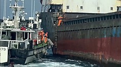 海巡人員海上執勤畫面。（海巡署提供）