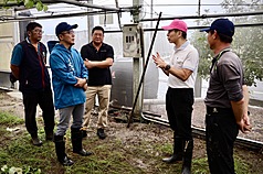 農業部統計，受0728豪雨事件影響，全台農損約新台幣2.6億元，縣市部分以屏東縣損失9197萬元最多；受損作物主要為柿，估計損失金額4528萬元。（立委鍾佳濱辦公室提供）