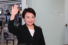 台中市長盧秀燕24日宣布不參選國民黨主席。資料照。