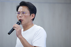 圖為民眾黨主席黃國昌10日出席民眾黨全國黨代表大會。
