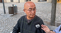 中國異議作家廖亦武長年流亡海外，在接受中央社專訪時直言，中國是獨裁國家，台灣人對專制獨裁的危害認識遠遠不足。 (圖：中央社)