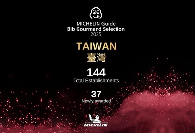 台灣米其林12日公布今年度「必比登推介」名單，全台共計144個店家入選，其中37家為新上榜。(台灣米其林指南提供)