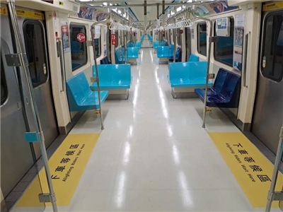 台北捷運列車車廂。（示意圖／北捷提供）