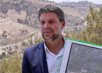 以色列極右翼財政部長史莫特里奇(Bezalel Smotrich)。 (檔案照)