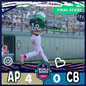 代表亞太區出戰威廉波特世界少棒錦標賽的台灣小將，18日以4比0擊敗代表加勒比海區的阿魯巴隊。(台北東園國小臉書)