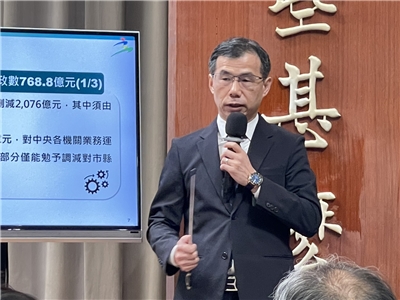 行政院主計總處公務預算處處長許永議。(鄭佑漢 攝)