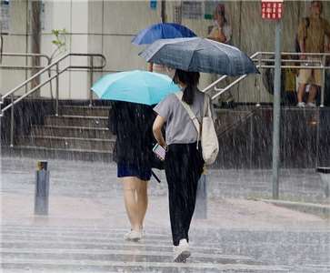 本週多午後雷陣雨。示意圖。