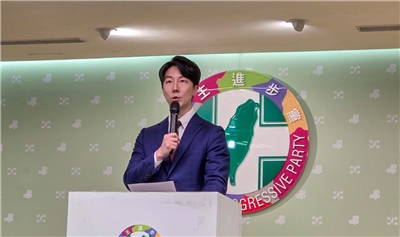 民進黨發言人吳崢。資料照。(劉玉秋攝)