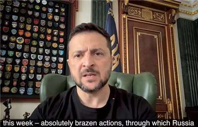 烏克蘭總統澤倫斯基(Volodymyr Zelensky)。(X@ZelenskyyUa)