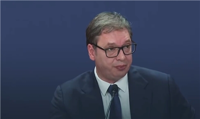 塞爾維亞總統武契奇(Aleksandar Vucic)。 (圖擷自X@avucic)