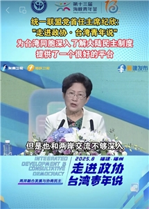 「走進政協，台灣青年說」，陸網民不買單02