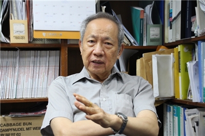 總統府資政陳博志表示，台灣半導體前往美國投資，每1元投資比其他國家投資3元還有價值，美國應考量台灣科技產業對美國利益的關鍵性。檔案照。