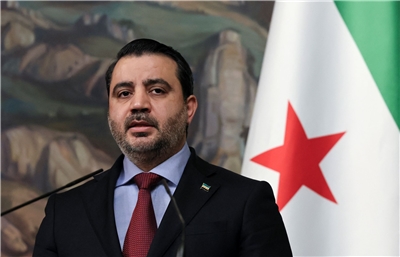 敘利亞外交部長席巴尼(Asaad al-Shaibani)。資料照。(AFP)