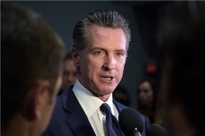 美國加州州長紐松(Gavin Newsom)。