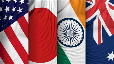 日本、美國、澳洲和印度組成的「四方安全對話」。 (網路圖片)