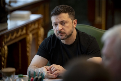 在川蒲會後，烏克蘭總統澤倫斯基(Volodymyr Zelenskyy)即將前往與川普會面。資料照 (X@ZelenskyyUa)