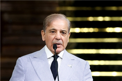 巴基斯坦總理夏立夫(Shahbaz Sharif)。(資料照/RT/達志影像)
