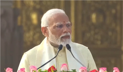 印度總理莫迪(Narendra Modi)。(資料照/翻攝Narendra Modi臉書直播)
