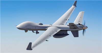 圖為MQ-9B「海上衛士」(SeaGuardian)無人偵察機。(圖：GA航空系統公司官網)