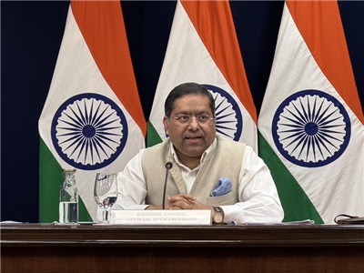 印度外交部發言人賈斯瓦(Randhir Jaiswal)。資料照。