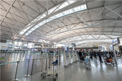 花蓮往返韓國仁川機場將在11月13日起每週固定2航班。圖為仁川機場出境大廳。（圖：維基百科)