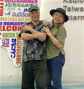 藝術家蔡爾平與妻 莊蕙芳
