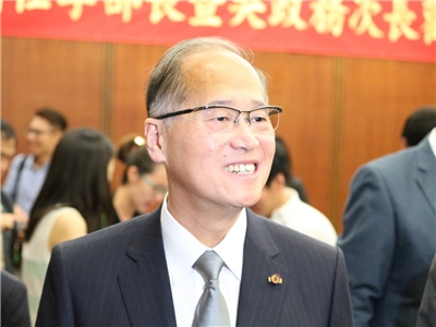 前外長李大維在Yahoo齊有此理節目專訪中表示，對美工作不敢隨便押寶，兩邊都是朋友。圖攝於2016年5月李大維剛接外長 (央廣檔案/記者王照坤 攝)
