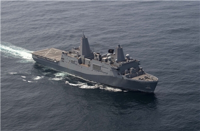 美國海軍艦艇「紐奧良號」(USS New Orleans)。示意圖。(圖:美國海軍)
