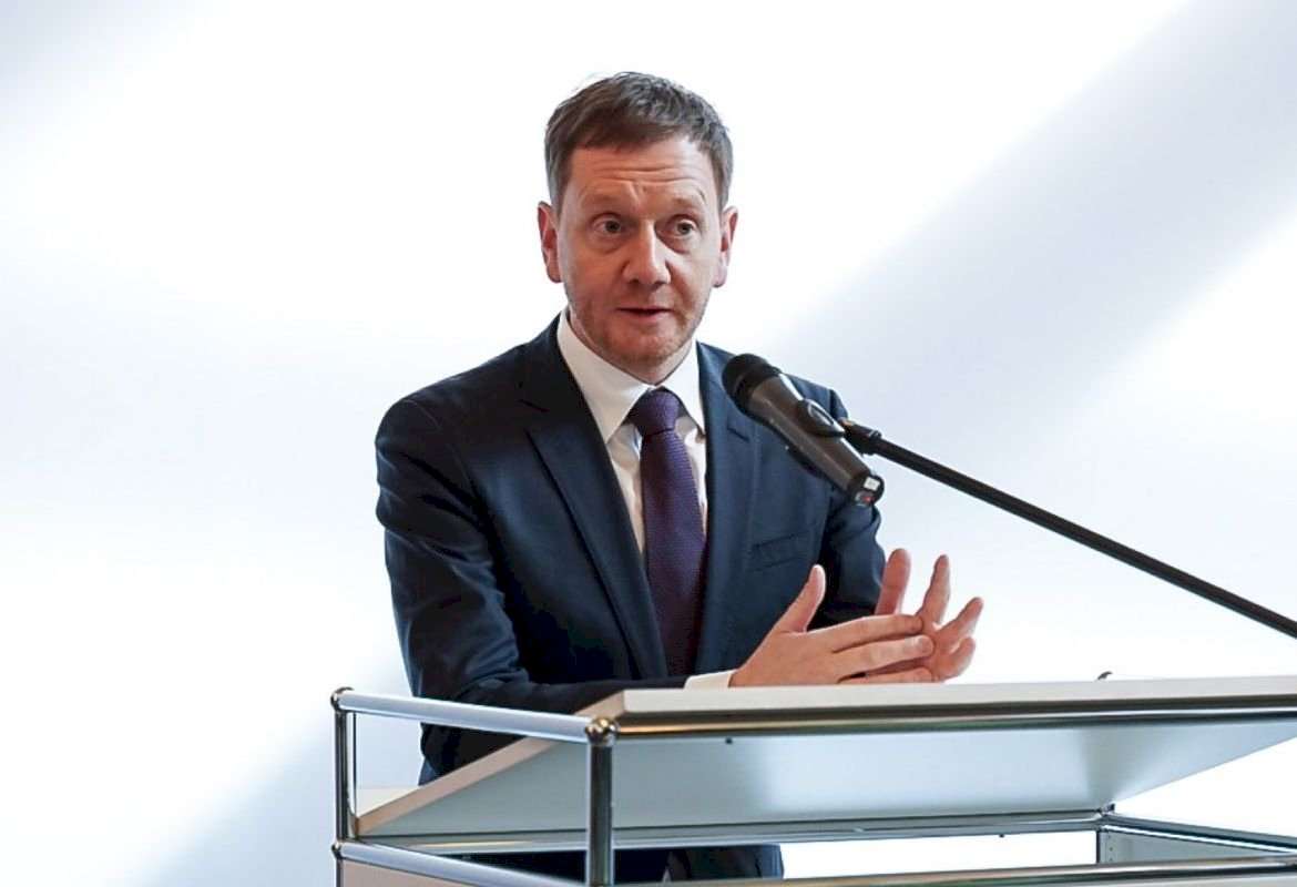 德國薩克森邦(Saxony)首長克里契麥(Michael Kretschmer)。 資料照片(圖:推特)