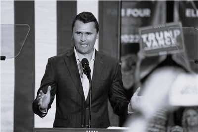 美國保守派政治網紅柯克(Charlie Kirk)。 (AFP/檔案照)
