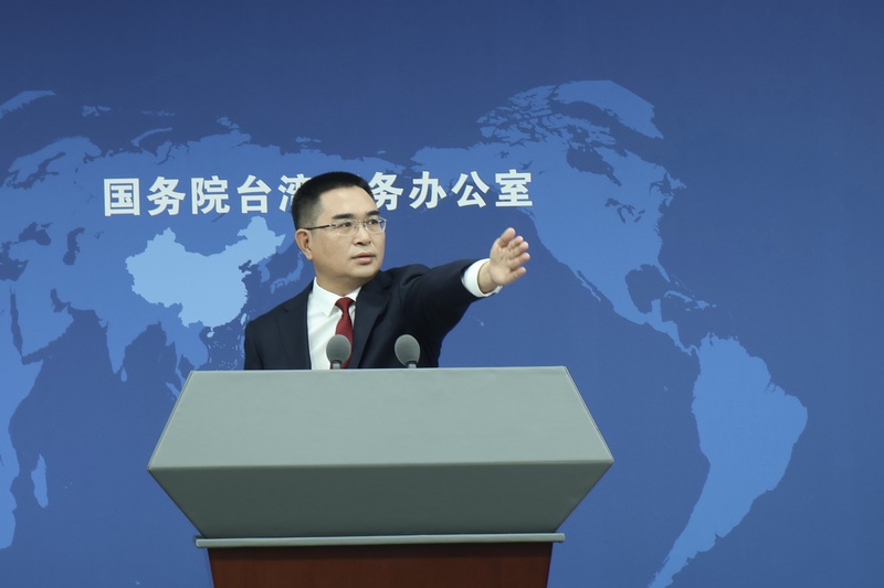 美國智庫先前指出，中國已在台灣主張的專屬經濟區內強行設置鑽井平台。中國國台辦發言人陳斌華（圖）10日表示，中國在南海諸島及其附近海域擁有主權，「兩岸同屬一個中國」，應共同維護領土主權和海洋權益。
