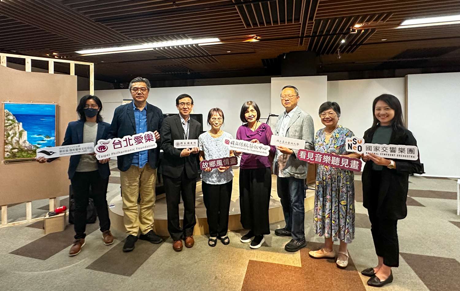 傳藝中心攜手國圖舉辦馬水龍逝世10周年紀念特展，10日開幕。(楊雨青攝)