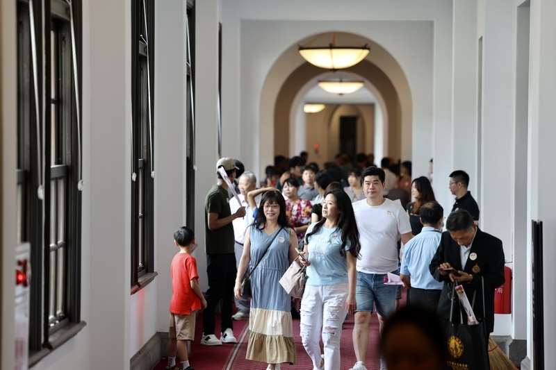 總統府20日起開放假日參觀。 (檔案照)