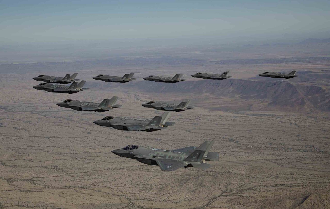 據報導，美國已下令向波多黎各的空軍基地部署10架F-35戰機，以執行打擊販毒集團的行動。這項措施可能導進一步升高拉丁美洲和加勒比海地區的緊張局勢。(示意圖／美國空軍)