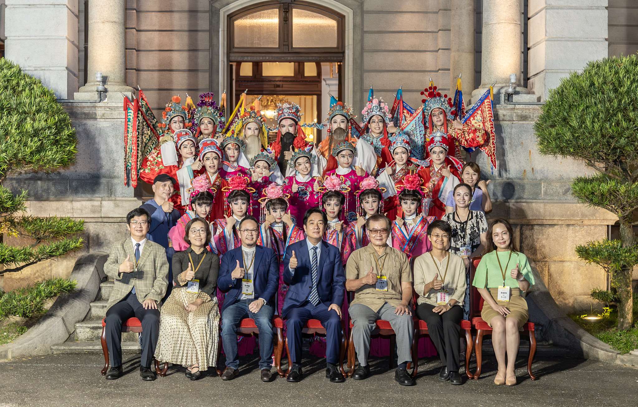  總統出席「2025藝文聯誼茶會」。(總統府flickr)