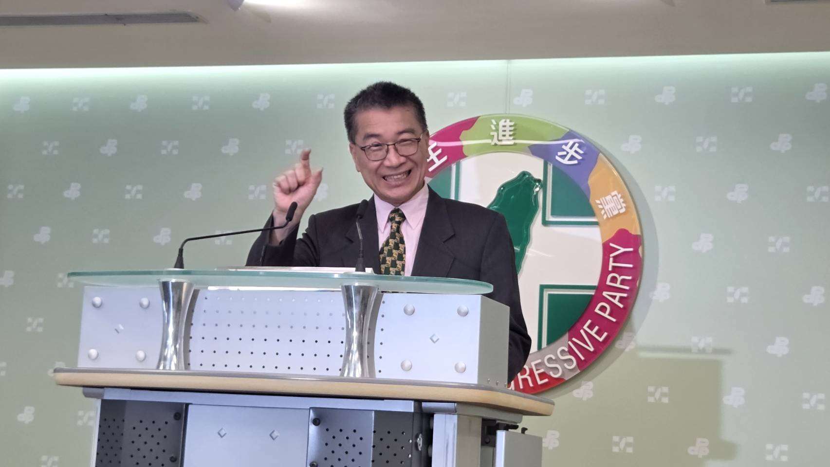 民進黨秘書長徐國勇 。(劉玉秋攝)