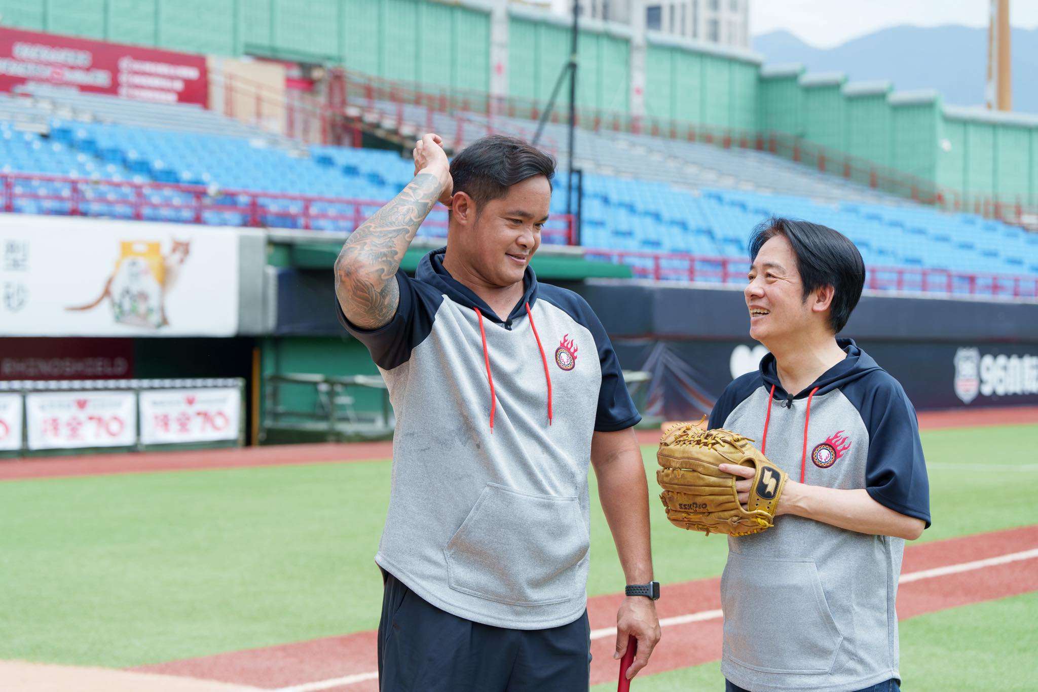 賴清德總統表示，林智勝是永遠的大師兄，為台灣棒球種下的種子，會在這片土地繼續生根、發芽，結成美麗的果實。(FB@chingte)
