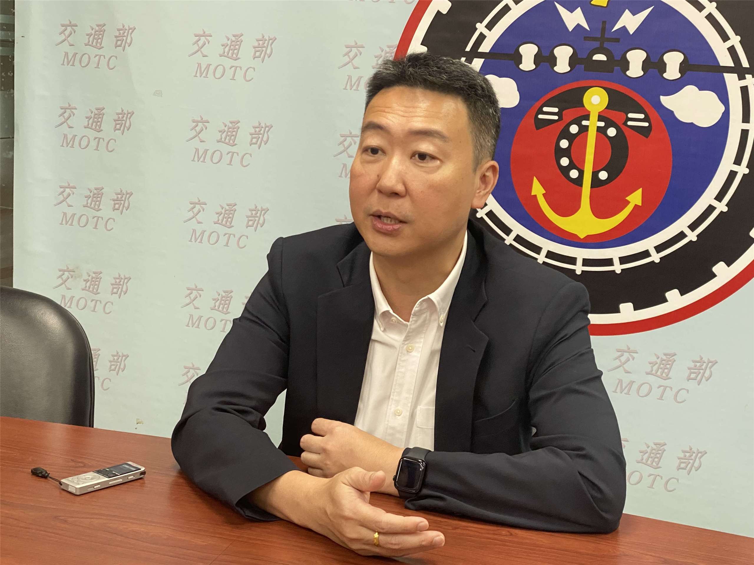 交通部長陳世凱。(吳琍君攝)