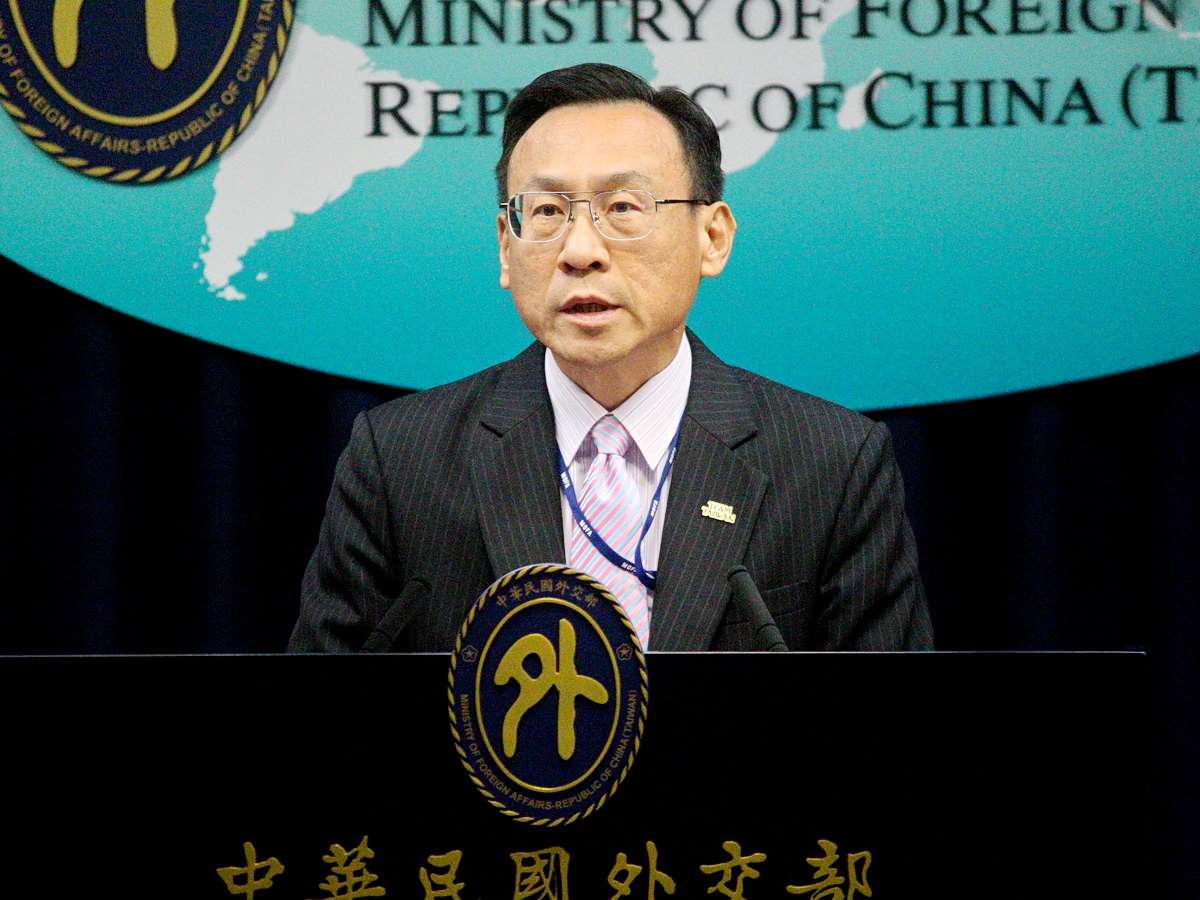 外交部亞太司司長林昭宏16日表示，我國決定捐贈300萬美元給「太平洋韌性基金」 (央廣記者王照坤 攝)