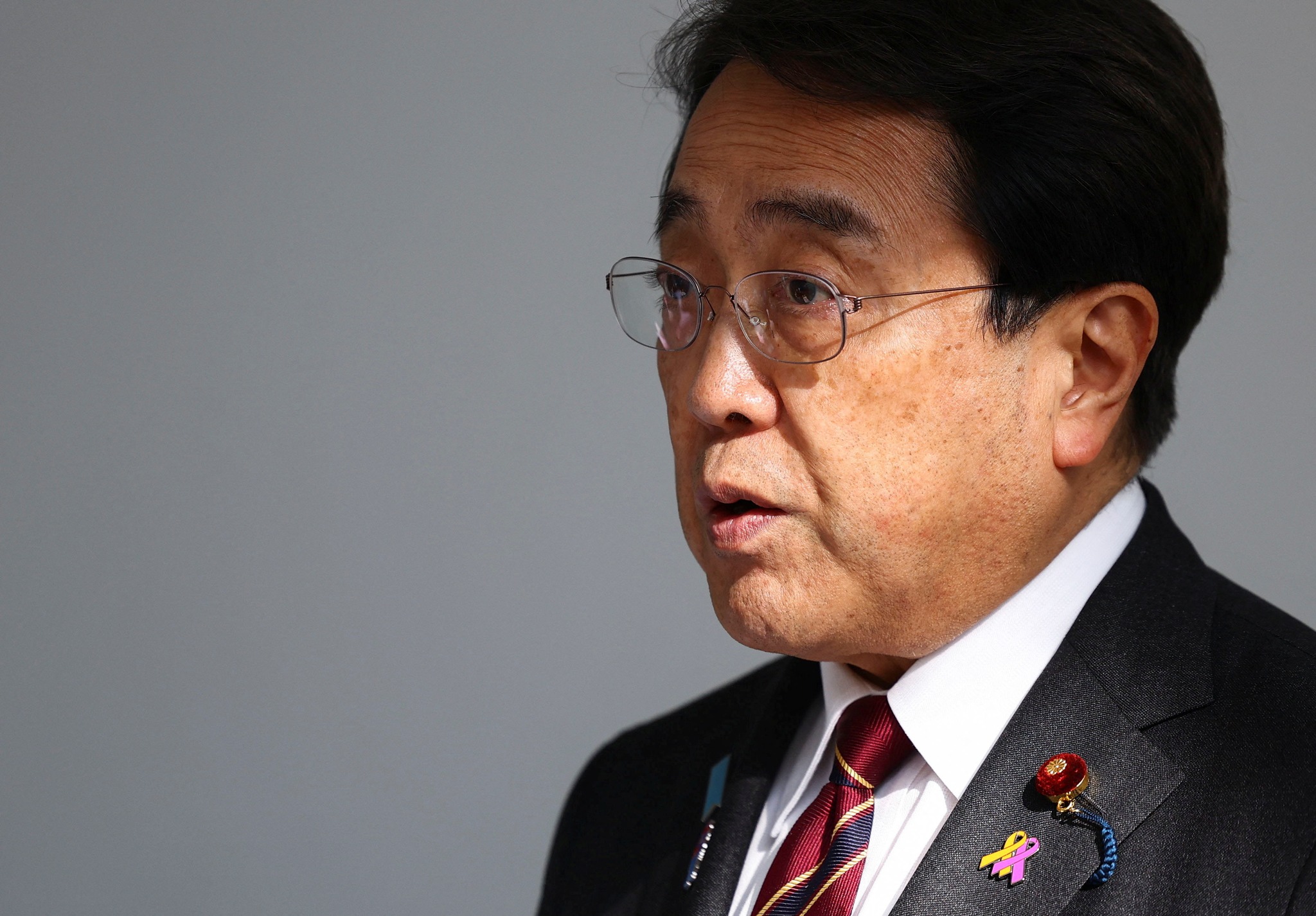 日本關稅談判代表赤澤亮正。資料照。