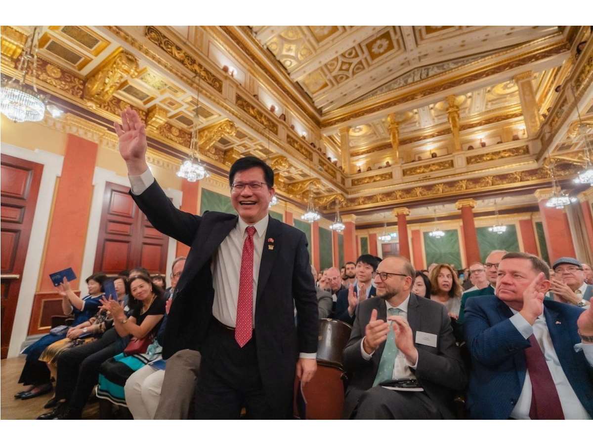 外交部長林佳龍訪問奧地利維也納出席「歐洲台灣文化年2025」系列活動 (外交部提供)