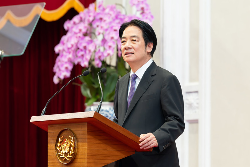 賴清德總統表示，兩岸一定要對話，要用對話取代對抗、用交流取代圍堵。(資料照/總統府提供)