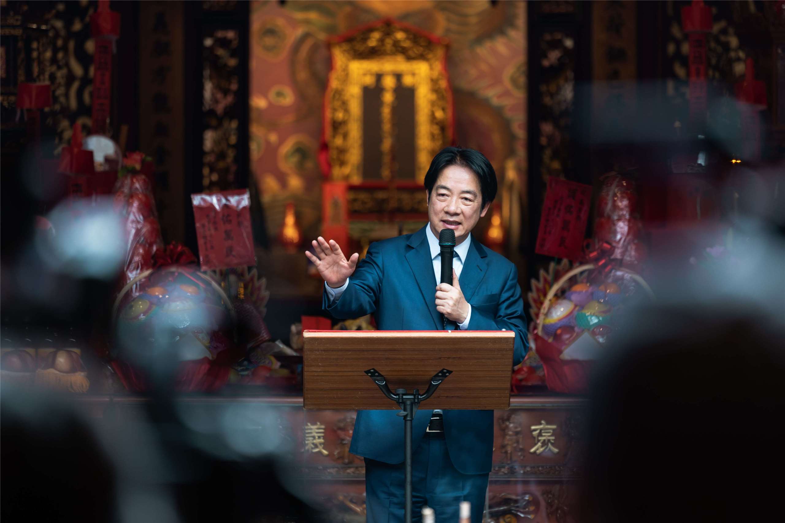 賴清德總統出席「義民節祭祀大典」。(圖：總統府)