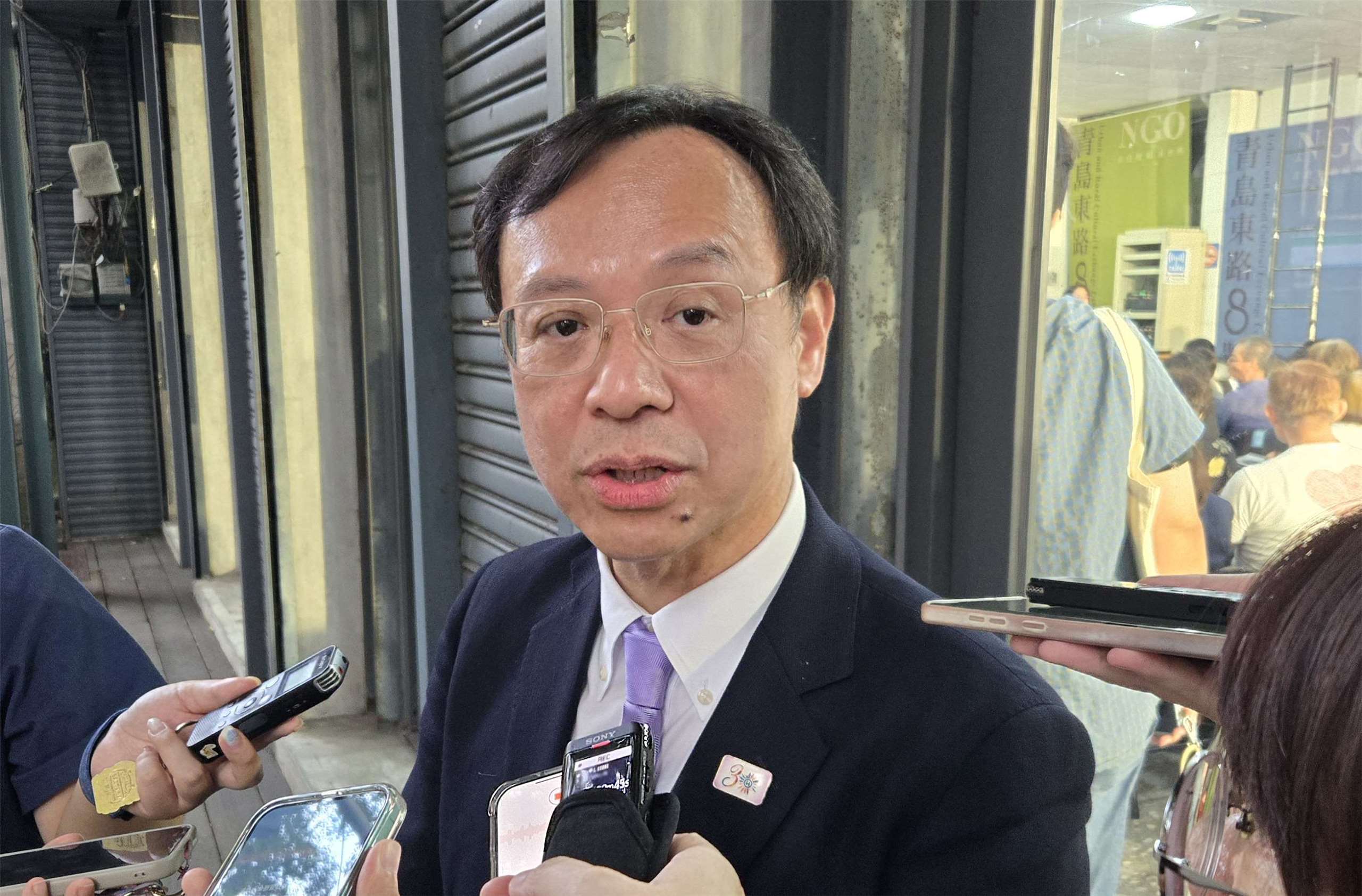 衛福部長石崇良表示，衛福部將修訂「特管辦法」。(陳國維 攝)