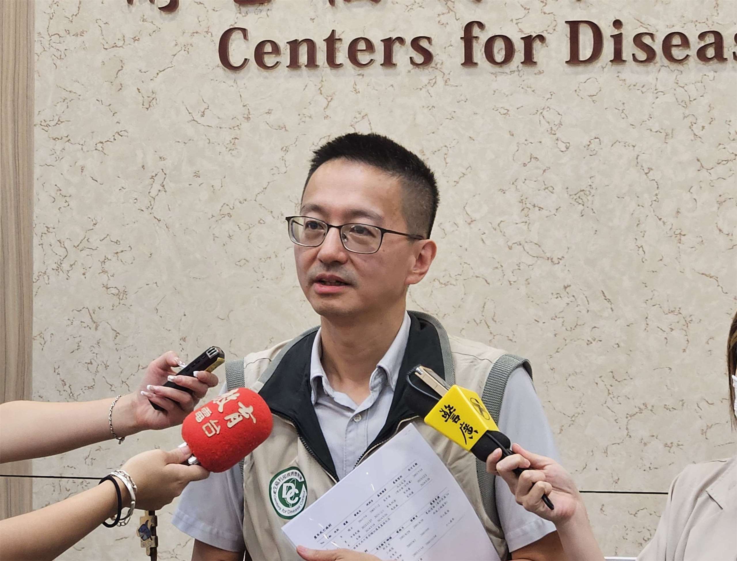 疾管署長羅一鈞。(劉品希 攝)
