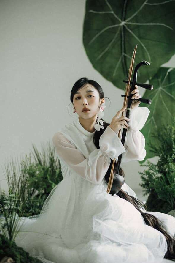 喜愛傳統山歌的黃于娟